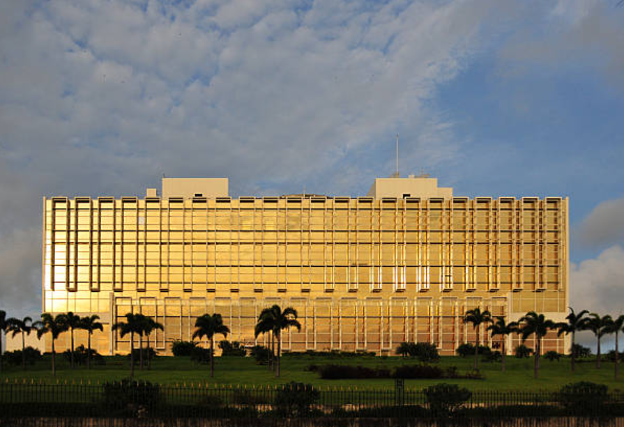 Presidential Palace (exterior), Libreville, Gabon